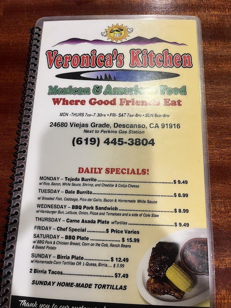 Veronica's Kitchen Menu image 1