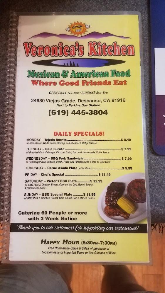 Veronica's Kitchen Menu image 2